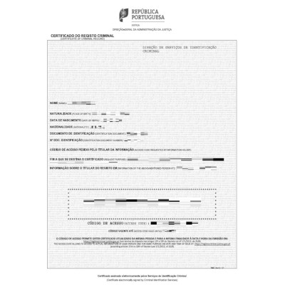 Traducción antecedentes penales Portugal Traducción antecedentes penales Portugal