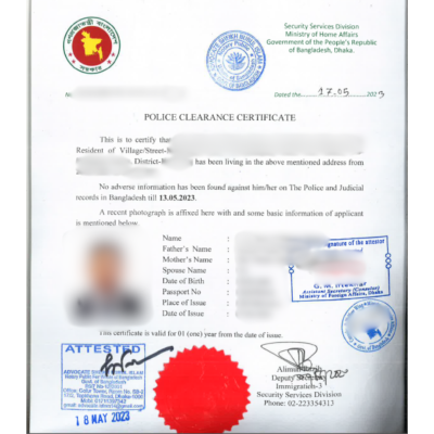 Traducción antecedentes penales Bangladesh Traducción antecedentes penales Bangladesh