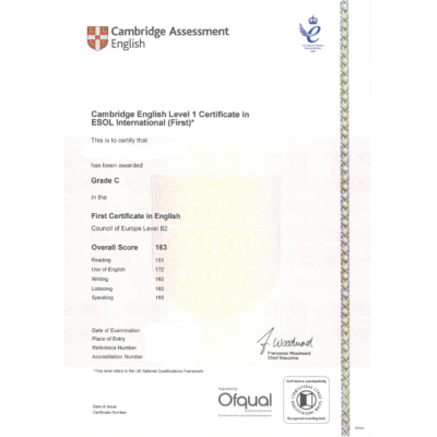 Traducción certificado Cambridge Traducción certificado Cambridge
